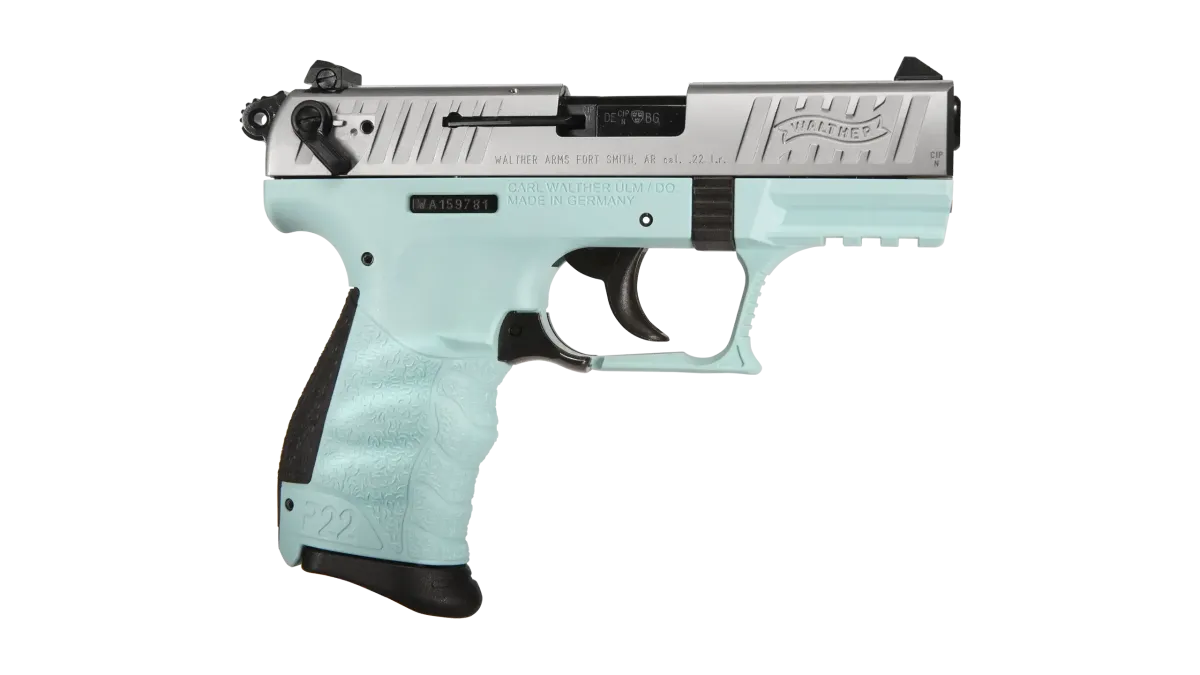 P22 3.42" Angel Blue 10RD 22LR